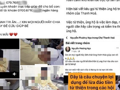Cảnh báo lừa đảo từ thiện tinh vi qua mạng xã hội Facebook