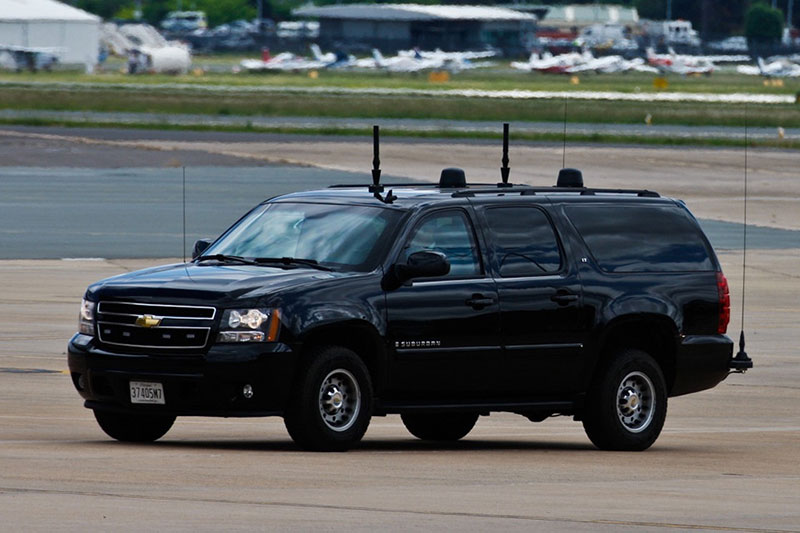 Dàn xế khủng tháp tùng các tổng thống Mỹ