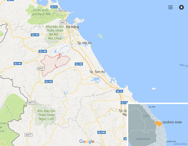 Nhà dân, trường học ở Quảng Nam ngập sâu