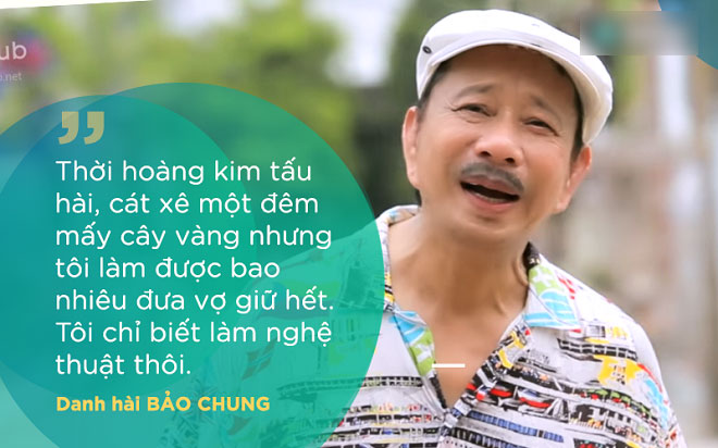 Danh hài Bảo Chung: Một ngày kiếm vài cây vàng đưa vợ giữ hết Danh hài Bảo Chung: Một ngày kiếm vài cây vàng đưa vợ giữ hết