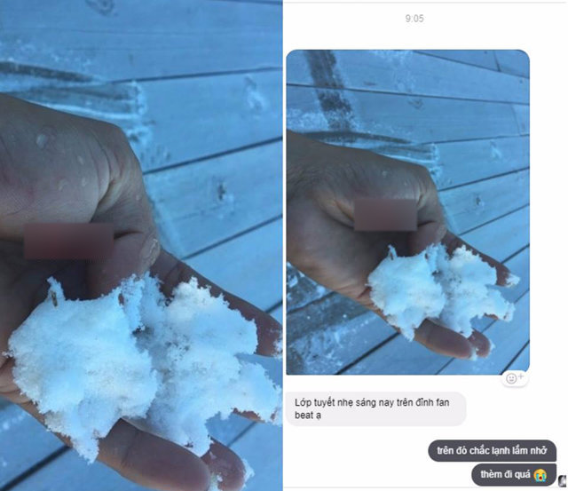 Sự thật thông tin tuyết rơi ở đỉnh Fansipan sáng nay gây xôn xao mạng xã hội