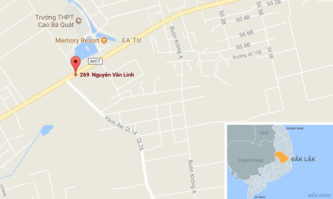 Xe tải cháy rụi sau tai nạn liên hoàn