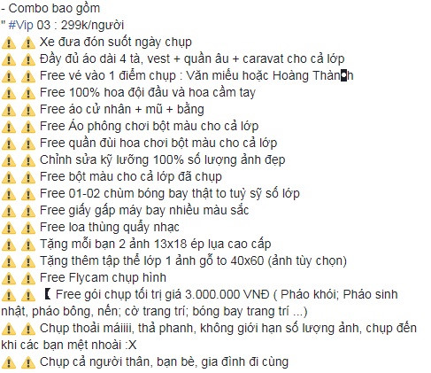 Chi 15 triệu chụp kỷ yếu, sinh viên bức xúc vì nhận ảnh không có tâm