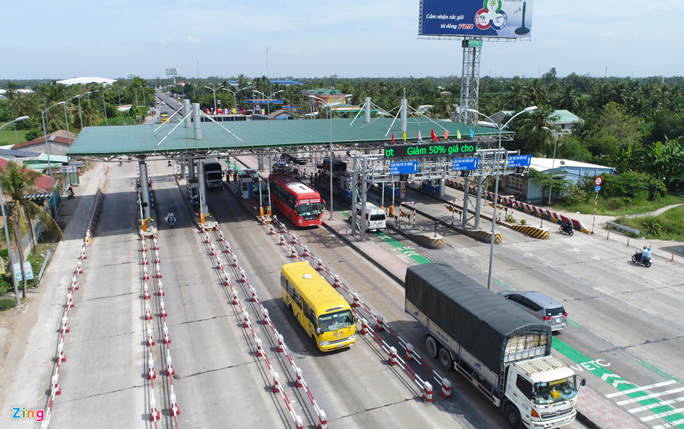 Cảnh vắng lặng ngày BOT Cai Lậy xả trạm