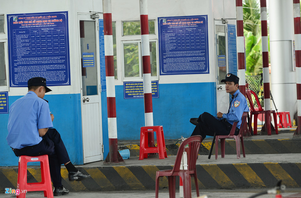 Cảnh vắng lặng ngày BOT Cai Lậy xả trạm