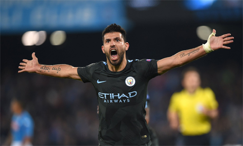 Aguero phá kỷ lục ghi bàn tồn tại 77 năm của Man City
