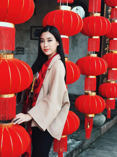 Mỹ Linh giới thiệu về Hà Nội tại Miss World