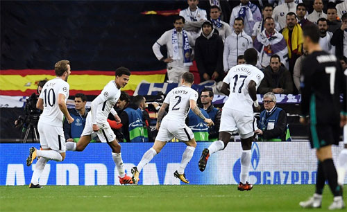 Đại thắng Real, Tottenham giành vé đi tiếp sớm hai lượt đấu