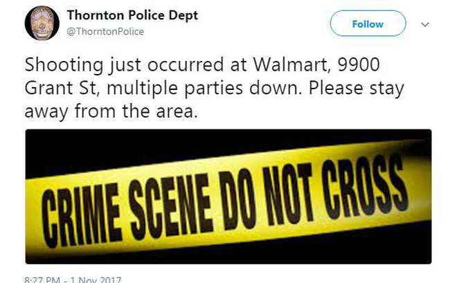 Xả súng bên trong siêu thị Walmart (Mỹ), nhiều người bị thương
