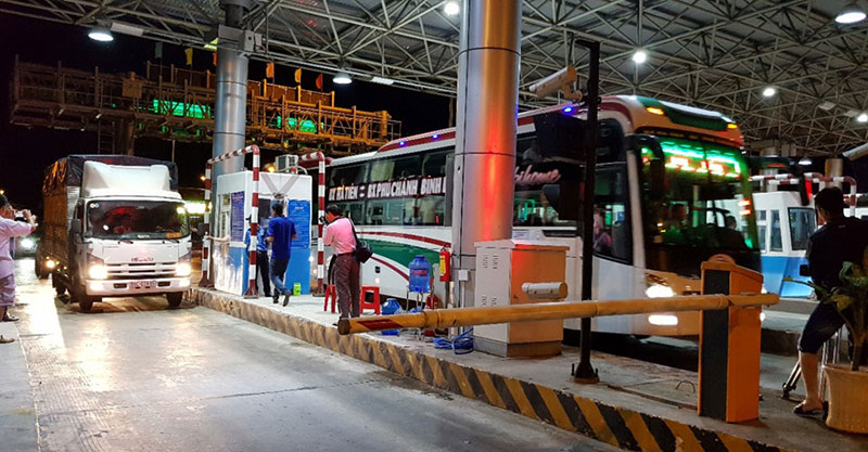 BOT Cai Lậy đã có 100 đồng trả tài xế vào lúc nửa đêm