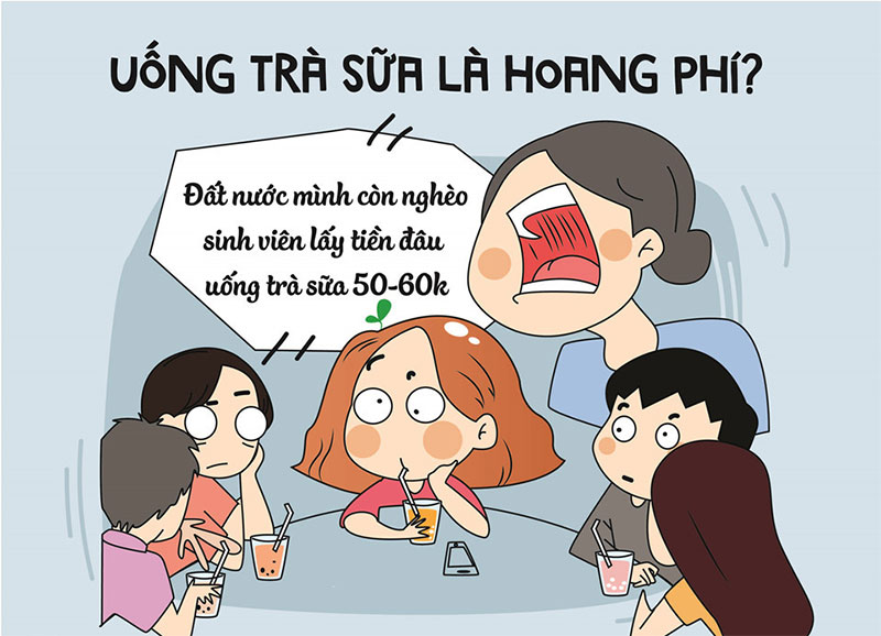 Ăn cơm 2.000, lái Grab, uống trà sữa bị lên án: Sinh viên giờ khổ quá!