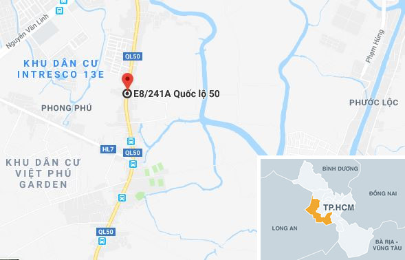 Hai thanh niên tử vong sau tai nạn trong đêm ở Sài Gòn