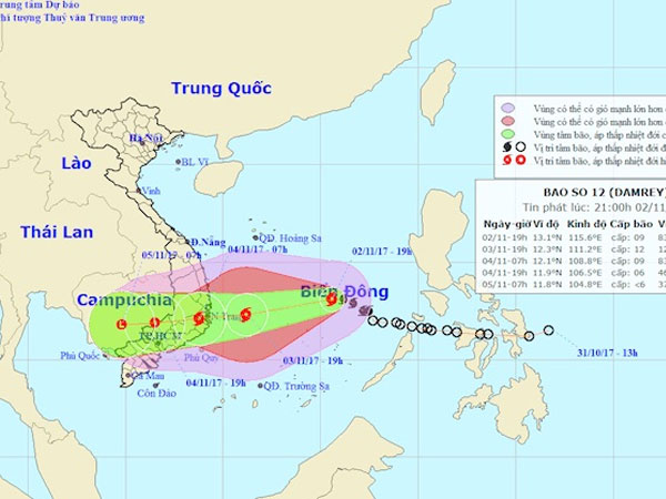 Bão số 12 đe dọa nhưng Sài Gòn vẫn hửng nắng, liệu có bất thường?