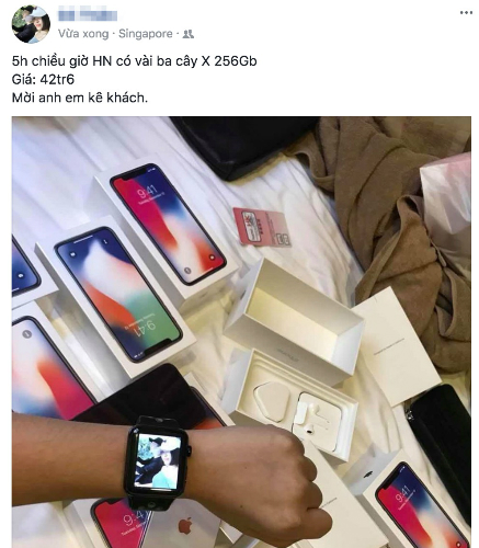 Giá iPhone X nhảy múa trong ngày đầu ở Việt Nam