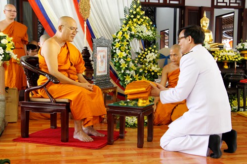 Quốc vương Thái Lan sắc phong tước vị Chao Khun cho nhà sư Việt Nam