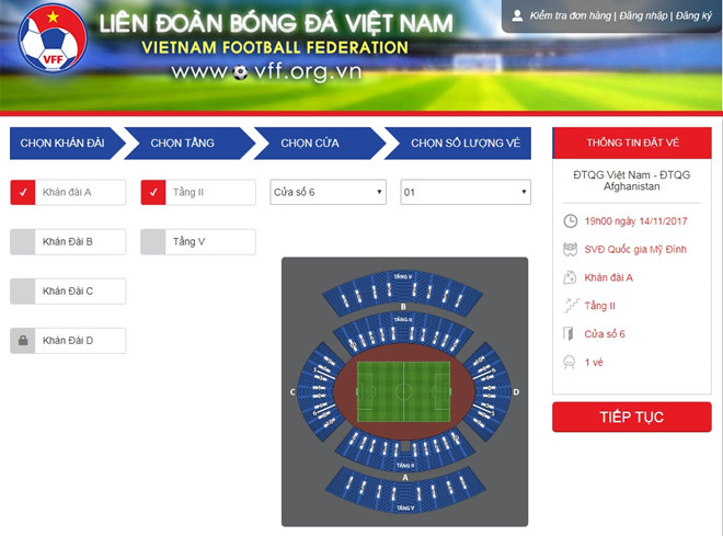 Công bố giá vé trận ra mắt HLV Park Hang-seo với tuyển Việt Nam Công bố giá vé trận ra mắt HLV Park Hang-seo với tuyển Việt Nam