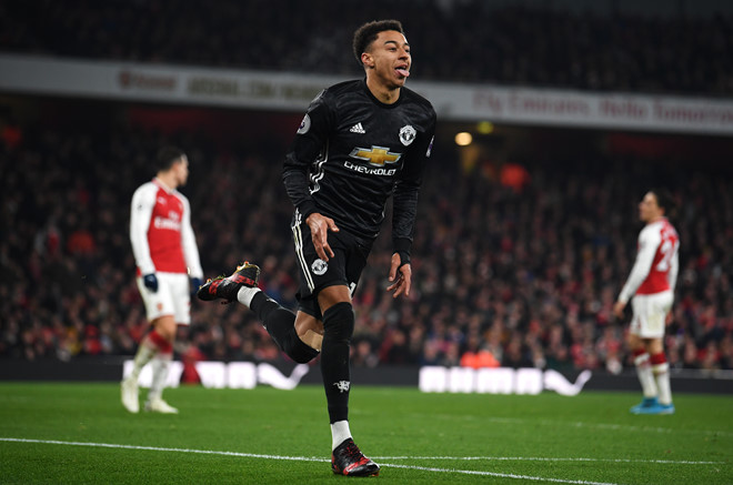 Lingard lập cú đúp giúp Man Utd nhấn chìm Arsenal tại Emirates