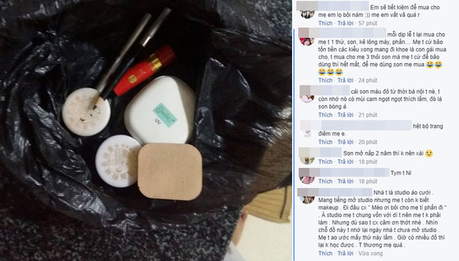 Biết được câu chuyện đằng sau bộ son phấn 20 năm vẫn dùng tốt của mẹ, bạn sẽ bật khóc