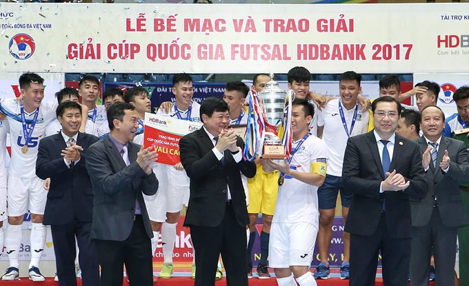 Thái Sơn Nam đoạt Cup Quốc gia futsal 2017