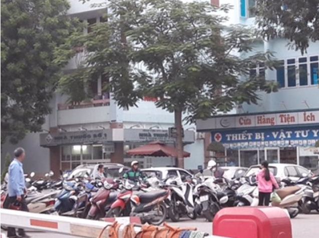 Bệnh nhân, người nhà được miễn phí gửi xe tại BV công Hải Phòng