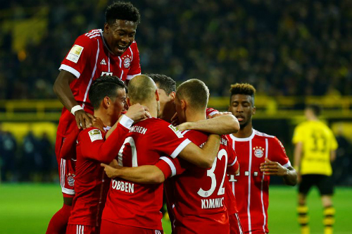 Bayern đè bẹp Dortmund, giữ chắc ngôi đầu Bundesliga