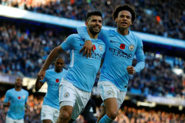 Man City đánh bại Arsenal, bỏ cách Man Utd tám điểm