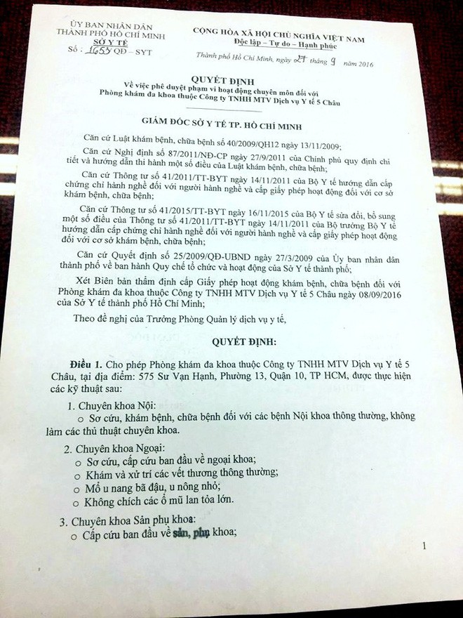 TP.HCM: Ngứa vùng kín, nam bệnh nhân tố phòng khám dọa sắp ung thư, “liệt dương vật” để chiếm đoạt hơn 30 triệu đồng