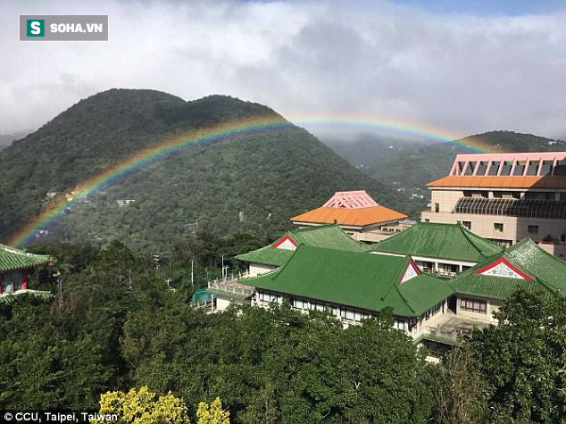 Cầu vồng xuất hiện lâu nhất thế giới, kéo dài tới 9 giờ liên tục ở Đài Loan