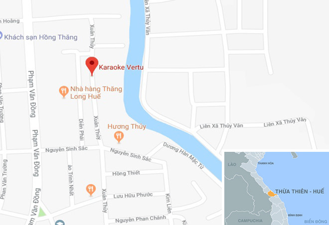 Cô gái bị cướp túi xách đựng iPhone X trước quán karaoke