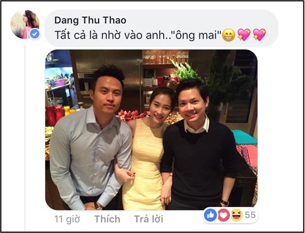 Hoa hậu Đặng Thu Thảo ra mặt bênh vực ông mai khi bị tố quỵt tiền