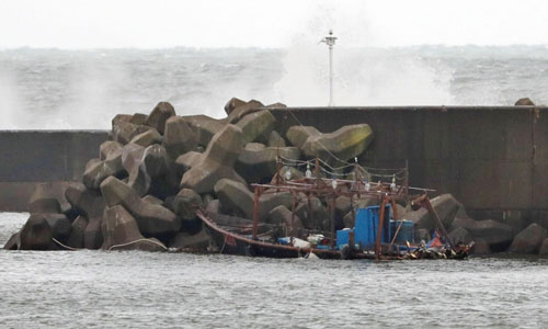 Đảo Nhật mất đồ đạc sau khi ngư dân Triều Tiên lên tránh bão