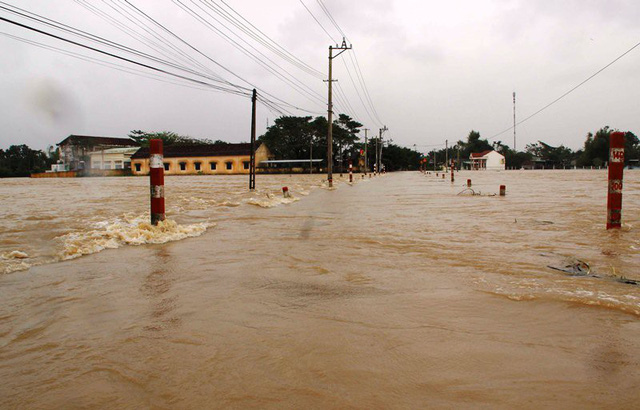 Lũ lớn lại hoành hành, người dân Bình Định kiệt quệ trong biển nước
