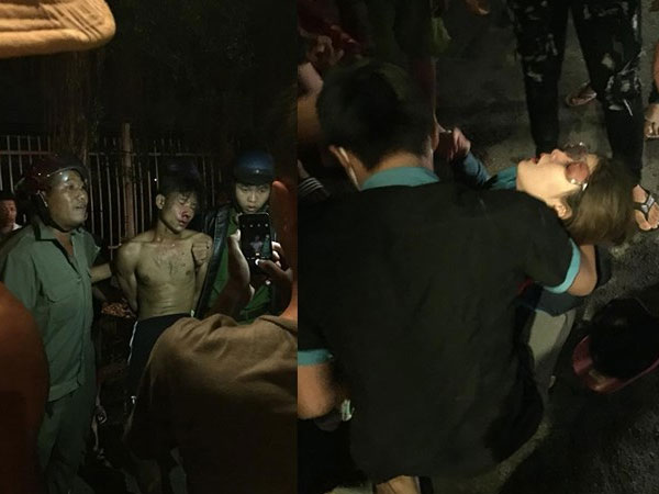 Kẻ ngáo đá cướp xe cảnh sát, kề dao vào cổ bà bầu Kẻ ngáo đá cướp xe cảnh sát, kề dao vào cổ bà bầu