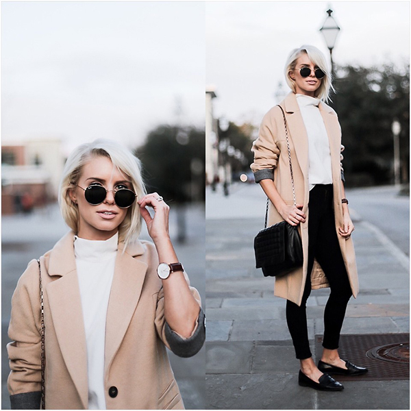 Phối đồ mùa đông với tông màu thanh nhã