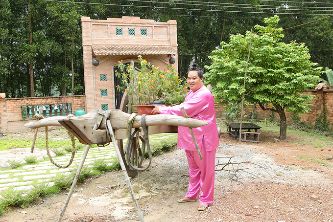 Nhà miệt vườn 1.600 m2 của diễn viên hài Hoàng Mập