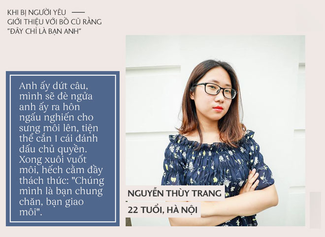 Nếu bị bạn trai giới thiệu mình với bồ cũ rằng: Đây là bạn của anh, chị em phản ứng thế nào cho ngầu như táo tầu?