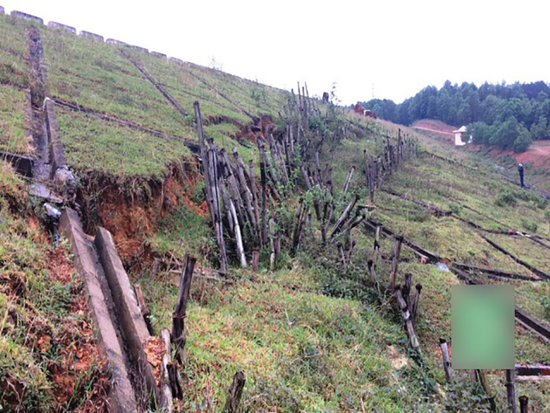 Hồ chứa nước 4,3 triệu m3 bị sạt lở, tiềm ẩn nguy cơ vỡ đập