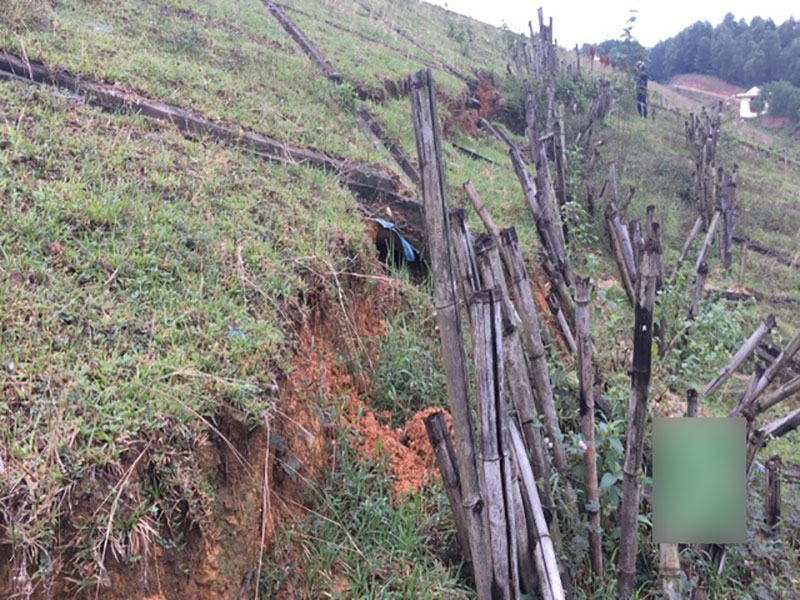 Hồ chứa nước 4,3 triệu m3 bị sạt lở, tiềm ẩn nguy cơ vỡ đập