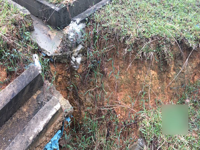 Hồ chứa nước 4,3 triệu m3 bị sạt lở, tiềm ẩn nguy cơ vỡ đập