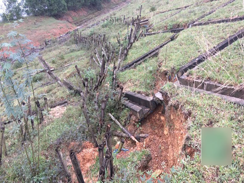 Hồ chứa nước 4,3 triệu m3 bị sạt lở, tiềm ẩn nguy cơ vỡ đập