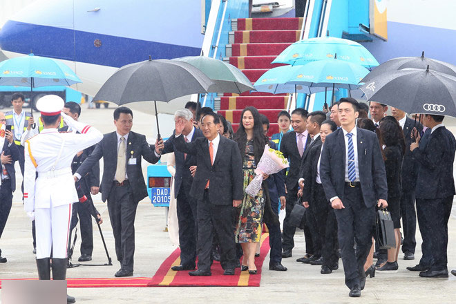 Máy bay chở đoàn Đài Loan hạ cánh tại Đà Nẵng