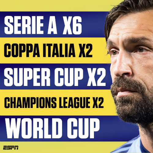 Pirlo đá trận cuối, khép lại sự nghiệp 22 năm đỉnh cao