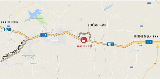 Tài xế trả tiền lẻ làm BOT tuyến tránh Biên Hòa ùn tắc lúc sáng sớm