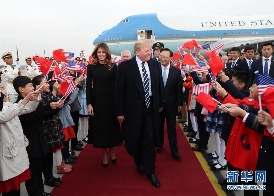 Trung Quốc đón tiếp ông Trump theo cách chưa từng có