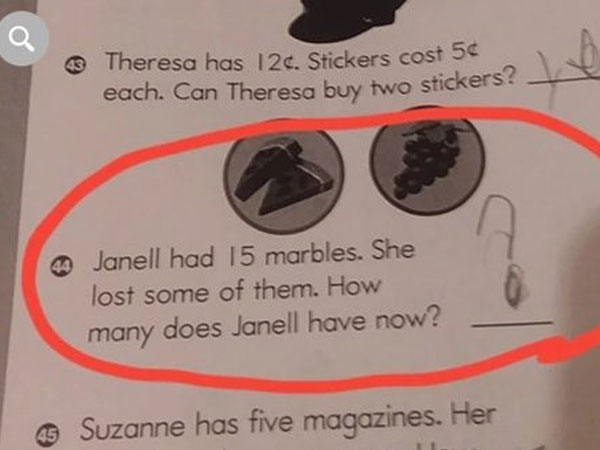 Bài tập toán của bé 8 tuổi khiến phụ huynh cả thế giới đau đầu`