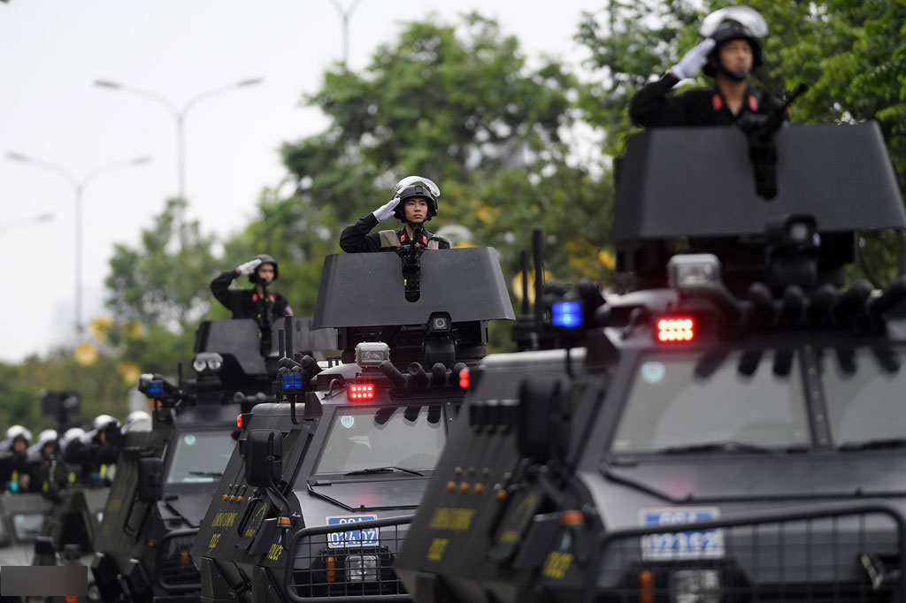 Hàng nghìn phương án của cảnh sát cơ động bảo vệ APEC