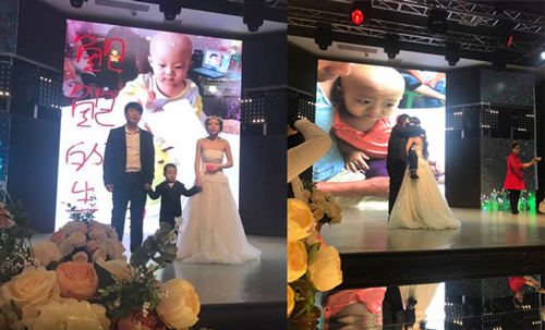 Đám cưới đau lòng của cậu bé 4 tuổi