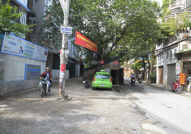 Cận cảnh đường sẽ mang tên người hiến tặng hơn 5.000 lượng vàng