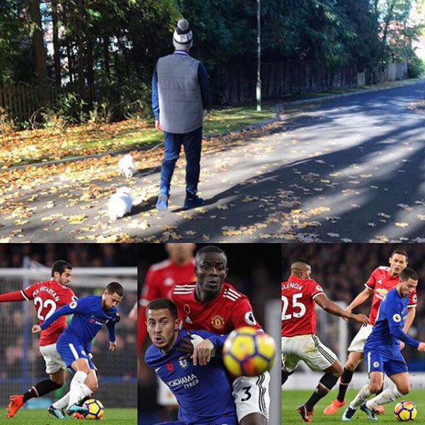 Hazard bị chửi bới vì đăng ảnh dắt hai con chó để trêu tức cầu thủ MU Hazard bị chửi bới vì đăng ảnh dắt hai con chó để trêu tức cầu thủ MU