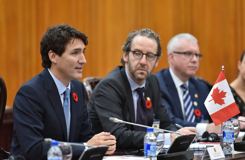 Những hình ảnh đầu tiên của Thủ tướng Trudeau tại Hà Nội
